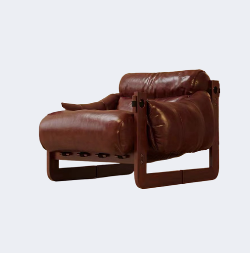 義式極簡 設計師款 皮面 澤西島椅YFN-HT023