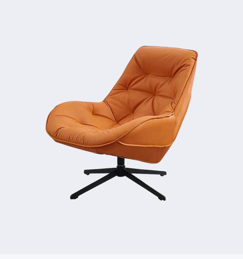 義式極簡 可旋轉 真皮元寶椅YFN-AC025