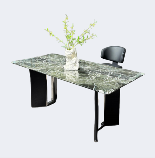 義式極簡 奢石 那秋綠 長形餐臺SL-2286#