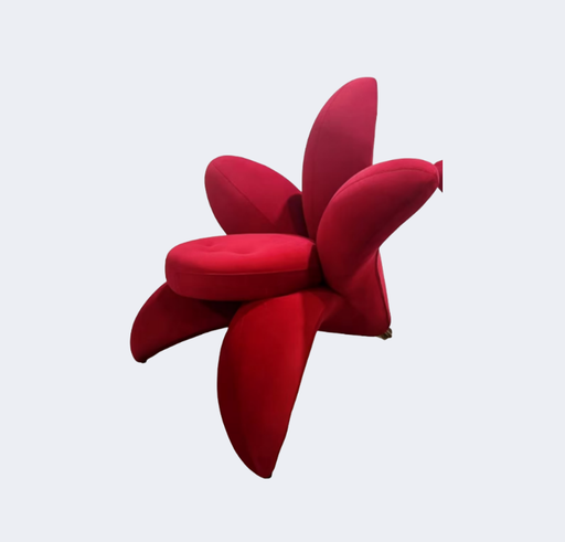 義式極簡 設計師款 布藝 百合花椅YFN-K078