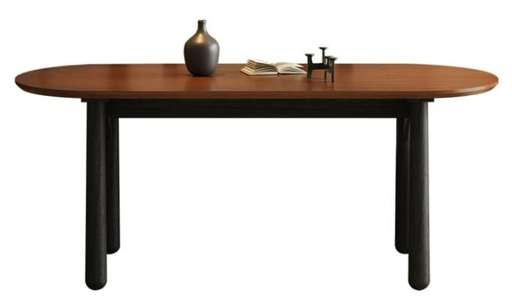 中古風 餐廳 長形實木餐桌9233#OL