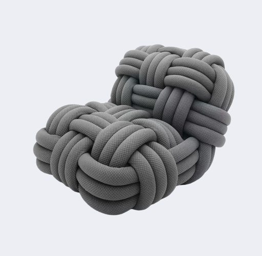 義式極簡 設計師款 編織 繩結椅YFN-K219