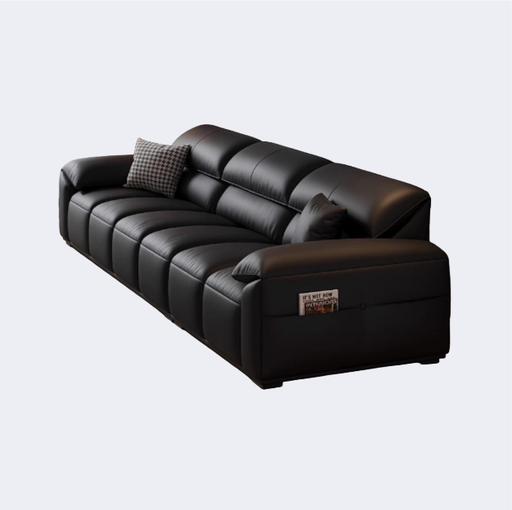 義式極簡風 鋼琴鍵 矮脚 皮面沙發OL-2826#