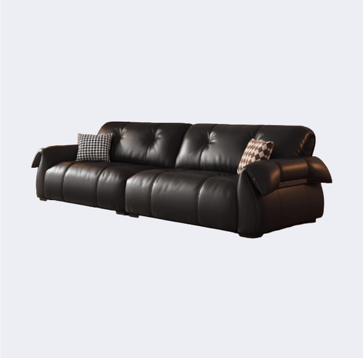 義式極簡風 皮面 矮脚 雲朵沙發OL-2988#