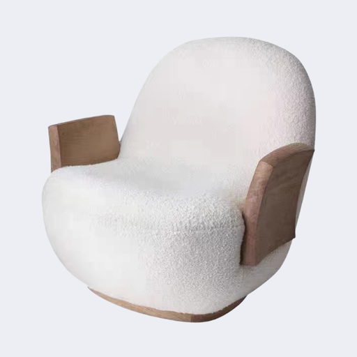 義式極簡 設計師款 布藝 扶手單椅YFN-HT001