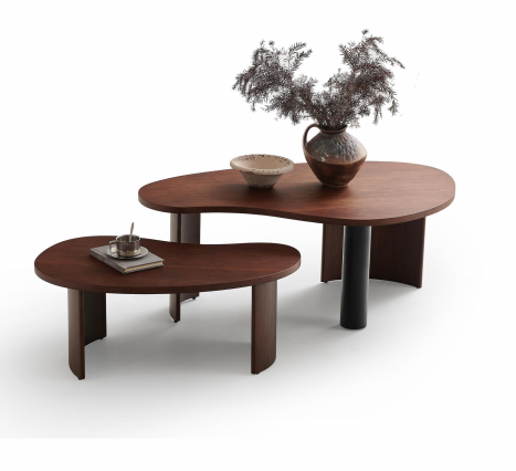 中古風簡約 客廳 實木組合茶几YJJ-2528