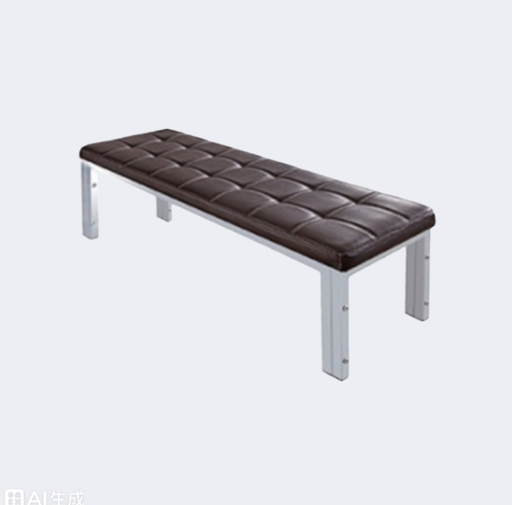 洽談家具 皮面 長形鋼架凳子ZY