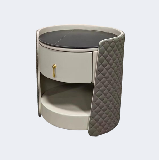 現代輕奢 皮質高端 床頭櫃 ST021#