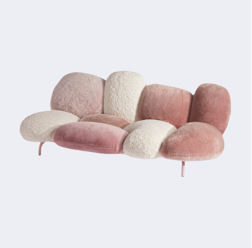 義式極簡 設計師款 異形 布藝沙發QY-S1557