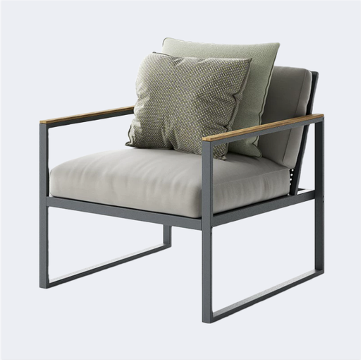 戶外家具 實木扶手 鋁架休閑椅FBL-SY-B12