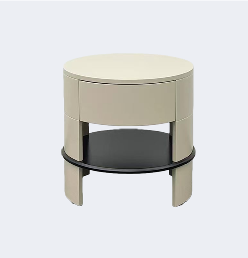 現代簡約 烤漆 圓形床頭櫃ST314