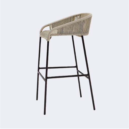 戶外桌椅 鋁材 繩編高脚吧椅FBL-SY-Z04