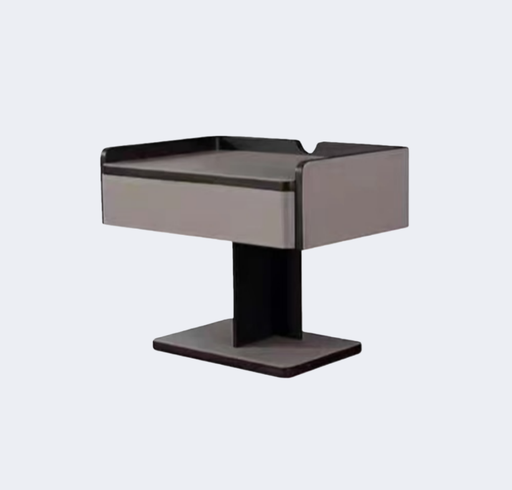 現代簡約 皮飾面 實木儲物櫃ST052#