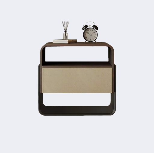 現代簡約 長形 帶開放格 床頭櫃ST215#