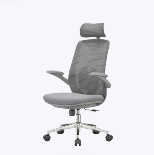 2D頭枕 升降辦公網椅 ZY-A201#全灰