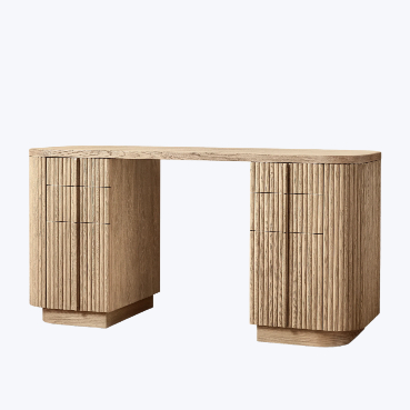 歐美式 穆赫蘭實木 儲物櫃