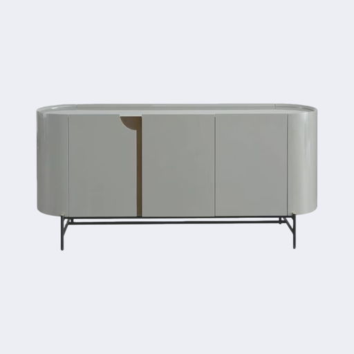 現代簡約 拉絲飾面 高脚款三門櫃ST-C16